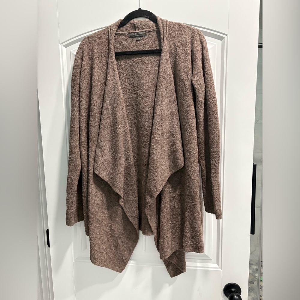 barefoot dreams bamboo chic lite cardigan s/m